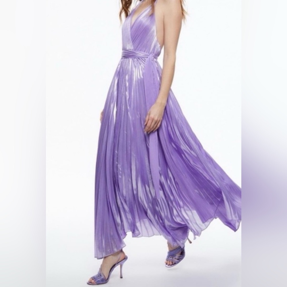 Alice + Olivia Arista Lame Dress